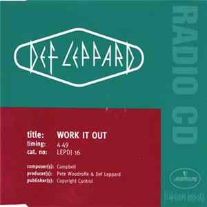 Def Leppard - Work It Out FLAC