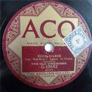 The Old Virginians - Rose-Marie / Indian Love Call FLAC