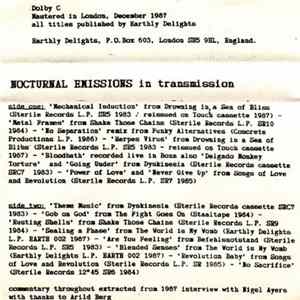 Nocturnal Emissions - In Transmission FLAC