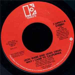 Leon Ware And Janis Siegel - Why I Came To California FLAC