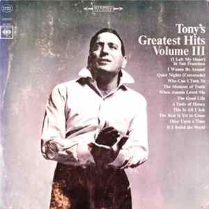 Tony Bennett - Tony's Greatest Hits Vol. III FLAC