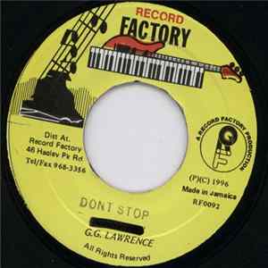 G.G. Lawrence - Dont Stop FLAC