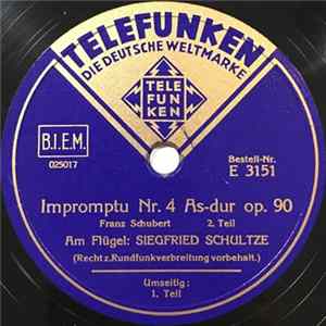 Franz Schubert / Siegfried Schulze - Impromptu Nr. 4 As-dur Op. 50 FLAC