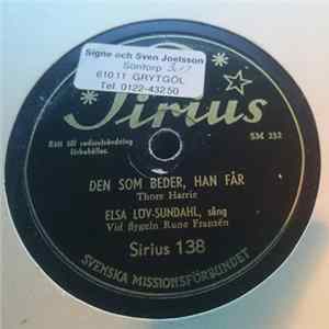 Elsa Löv-Sundahl - Den Som Beder, Han Får / Ack, Varför Sörja FLAC