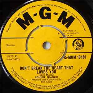 Connie Francis - Don't Break The Heart That Loves You FLAC