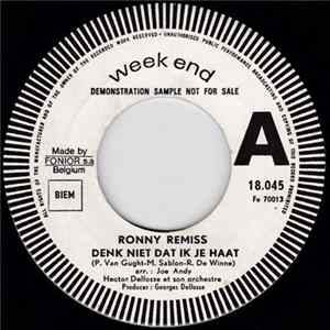 Ronny Remiss - Denk Niet Dat Ik Je Haat FLAC