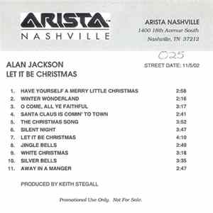 Alan Jackson - Let It Be Christmas FLAC