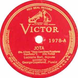 Lucrezia Bori Assisted By George Copeland - Jota / Consejo FLAC