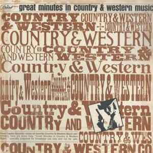 Various - Greatest Minutes In Country & Western Music FLAC