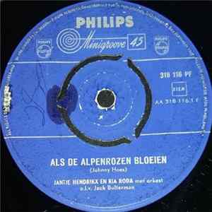 Jantje Hendrikx En Ria Roda - Als de Alpenrozen Bloeien FLAC