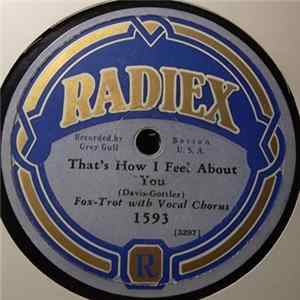 Unknown Artist - That's How I Feel About You / Save Your Sorrows FLAC