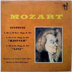 Mozart - Orchestra Da Camera Della Sarre Diretta da Karl Ristenpart - Sinfonie N. 26, In Mi Bem. Magg., K. 184 / N. 35, In Re Magg., K. 385 "Haffner" / N. 36, In Do Magg., K. 425 "Linz" FLAC
