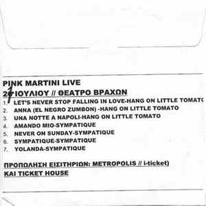 Pink Martini - 27 Ιουλίου // Θέατρο Βράχων FLAC