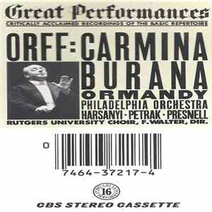 Orff, Ormandy, Philadelphia Orchestra - Carmina Burana FLAC