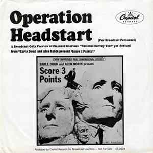 Operation Headstart As Earle Doud & Alen Robin - Earle Doud & Alen Robin Present Score 3 Points - The Robin-Doud National Political Survey Test FLAC