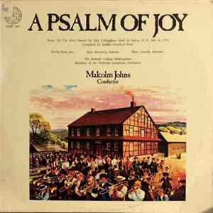 The Peabody College Madrigalians, Members Of The Nashville Symphony Orchestra - A Psalm Of Joy FLAC