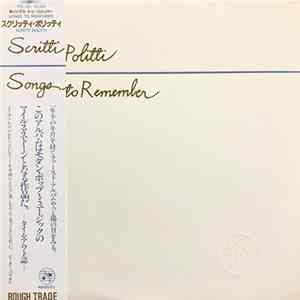 Scritti Politti - Songs To Remember FLAC