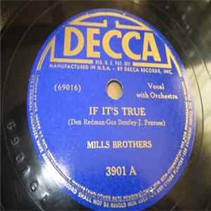 Mills Brothers - If It's True / The Very Thought Of You FLAC