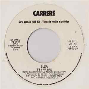 Elsa / Jackie Wilson - T'En Va Pas / Reet Petite (The Sweetest Girl In Town) FLAC