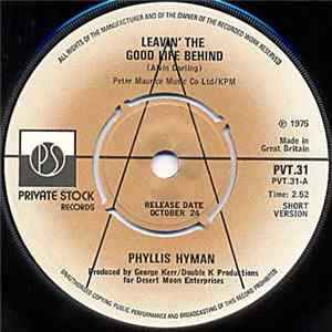 Phyllis Hyman - Leavin' The Good Life Behind FLAC