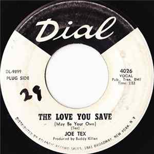 Joe Tex - The Love You Save (May Be Your Own) FLAC