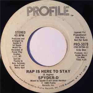 Spyder-D - Rap Is Here To Stay FLAC