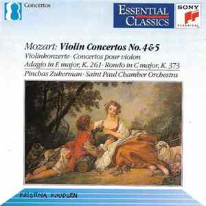 Mozart - Pinchas Zukerman, The Saint Paul Chamber Orchestra - Violin Concertos No. 4 & 5 FLAC