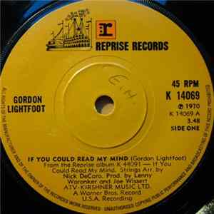 Gordon Lightfoot - If You Could Read My Mind FLAC