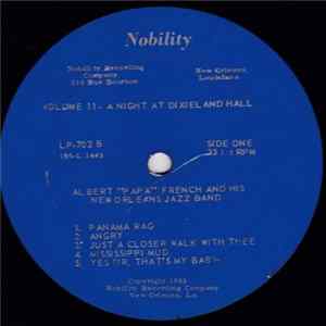 Albert "Papa" French And His New Orleans Jazz Band - A Night At Dixieland Hall Vol. II FLAC