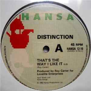 Distinction - That's The Way I Like It FLAC