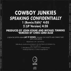 Cowboy Junkies - Speaking Confidentially FLAC