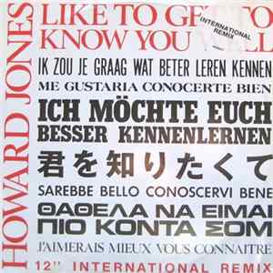 Howard Jones - Like To Get To Know You Well FLAC
