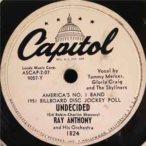 Ray Anthony And His Orchestra - Undecided / Just A Moment More FLAC