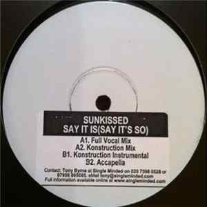 Sunkissed - Say It Is (Say It's So) FLAC