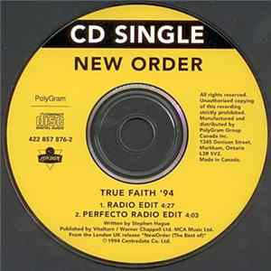 New Order - True Faith '94 FLAC