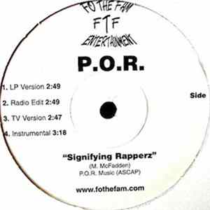 P.O.R. - Come Go With Me / Signifying Rapperz FLAC