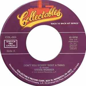 Stevie Wonder - Don't You Worry 'Bout A Thing / Living For The City FLAC