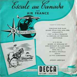 Jacques Labrecque - Escale Au Canada Par Air France FLAC