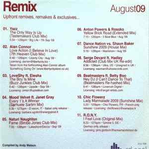 Various - Remix August 2009 FLAC