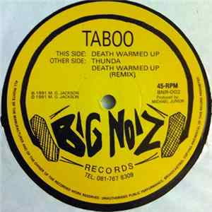 Taboo - Death Warmed Up FLAC
