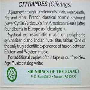 Cyrille Verdeaux - Offrandes (Offerings) FLAC