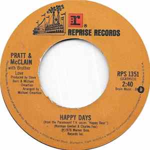 Pratt & McClain With Brother Love - Happy Days FLAC
