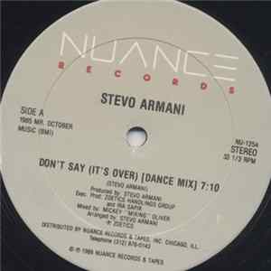 Stevo Armani - Don't Say (It's Over) FLAC