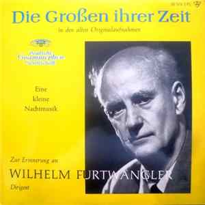 Mozart - Wilhelm Furtwängler, Berliner Philharmoniker - Eine Kleine Nachtmusik FLAC
