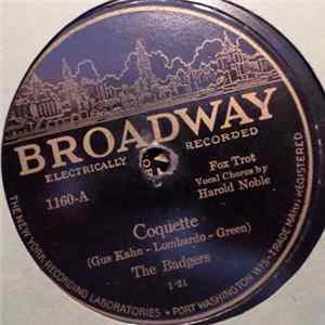 The Badgers / Harry's Melody Men - Coquette / I'll See You In June Dear FLAC