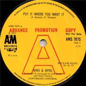 Nino & April - Put It Where You Want It FLAC