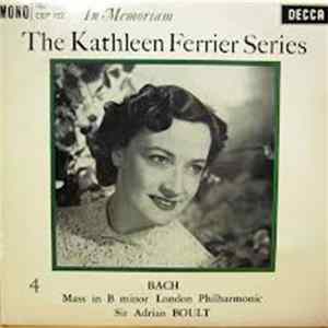 Kathleen Ferrier - The Kathleen Ferrier Series (In Memoriam No. 4) Bach FLAC