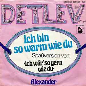 Detlev - Ich Bin So Warm Wie Du FLAC