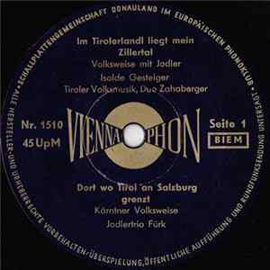 Tiroler Volksmusik-Duo Zahaberger / Jodler-Trio Fürk / Das Mandl-Quartett - Im Tirolerlandl Liegt Mein Zillertal / Dort Wo Tirol An Salzburg Grenzt / Nur A Bleamerl Fürs Herz / Kannst Du Jodeln, Sennerin? FLAC