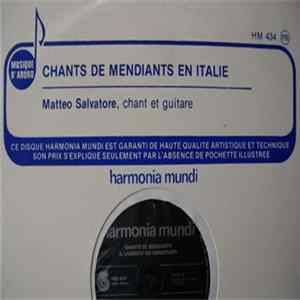 Matteo Salvatore - Chants De Mendiants En Italie FLAC